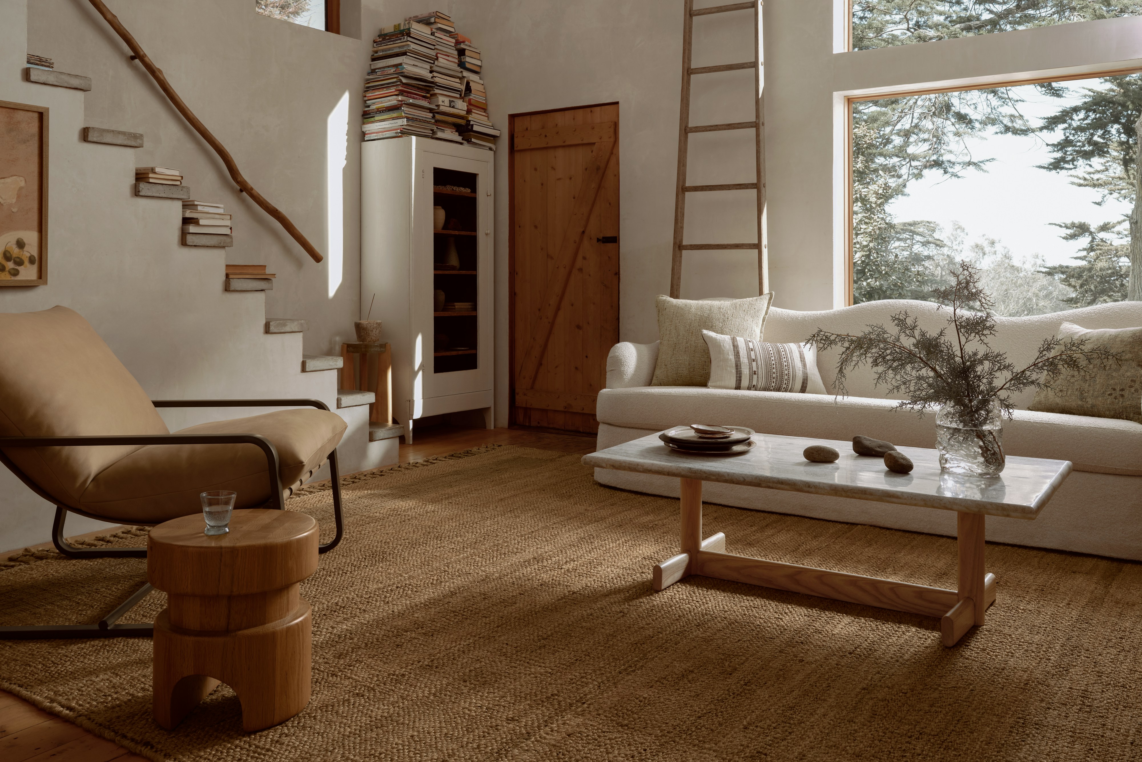 Shown in Bellaire Ivory Boucle 