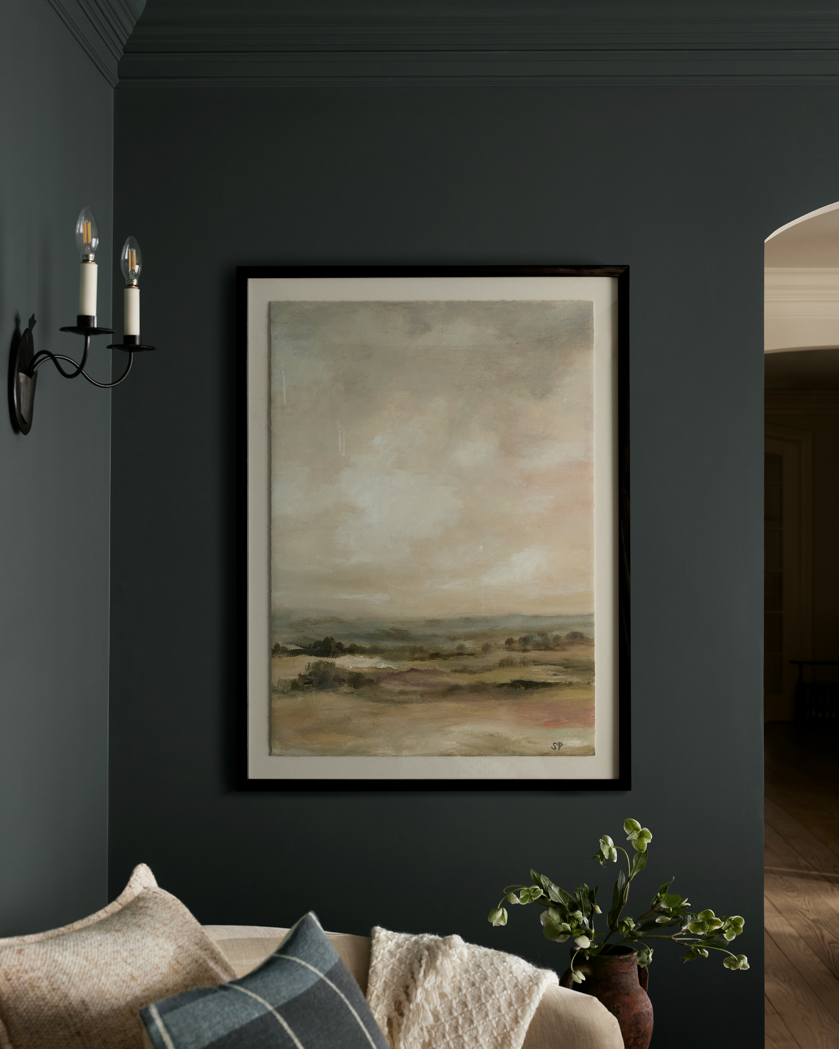Shown in Black Maple in 30" X 40"