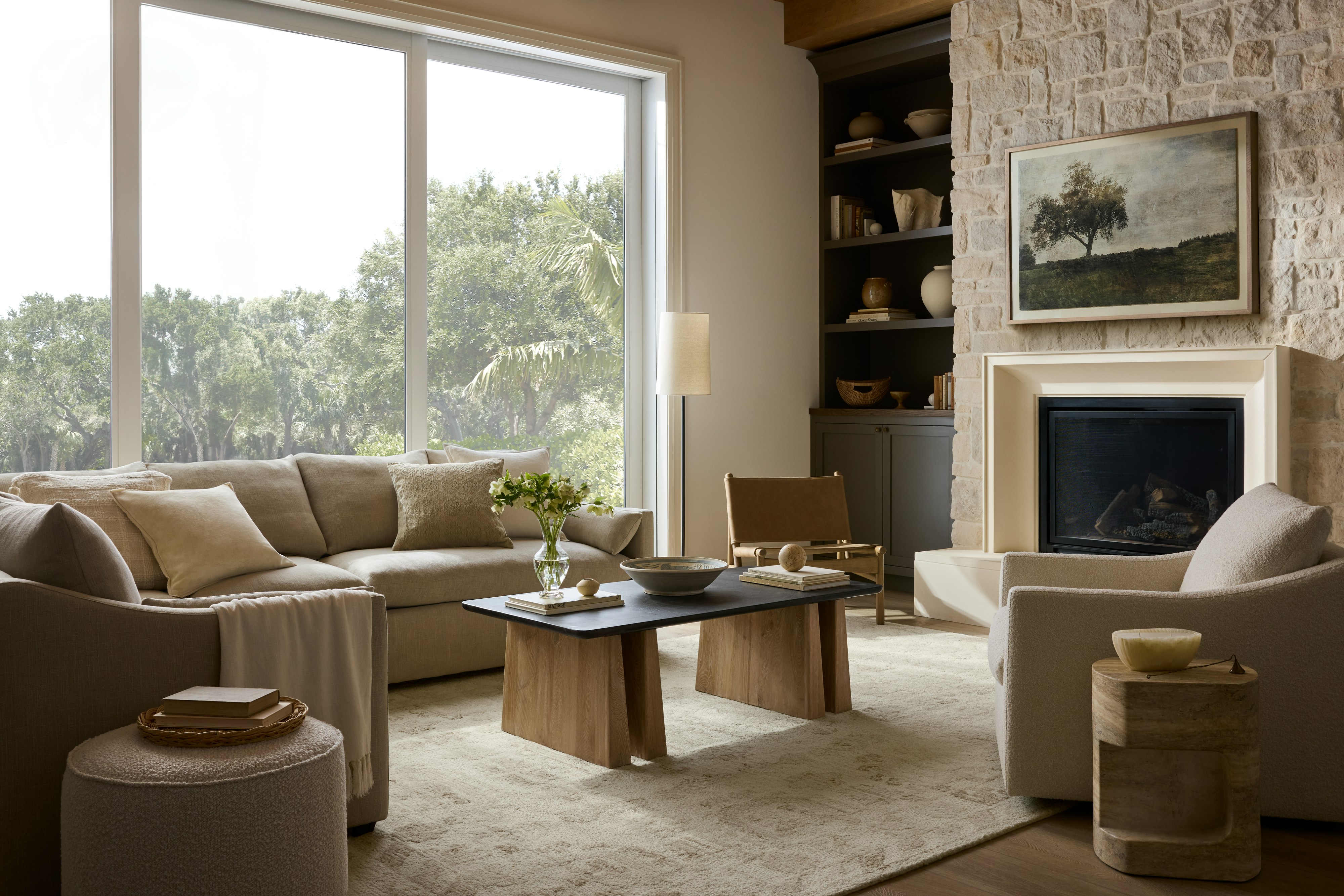 Shown in Bellaire Ivory Boucle