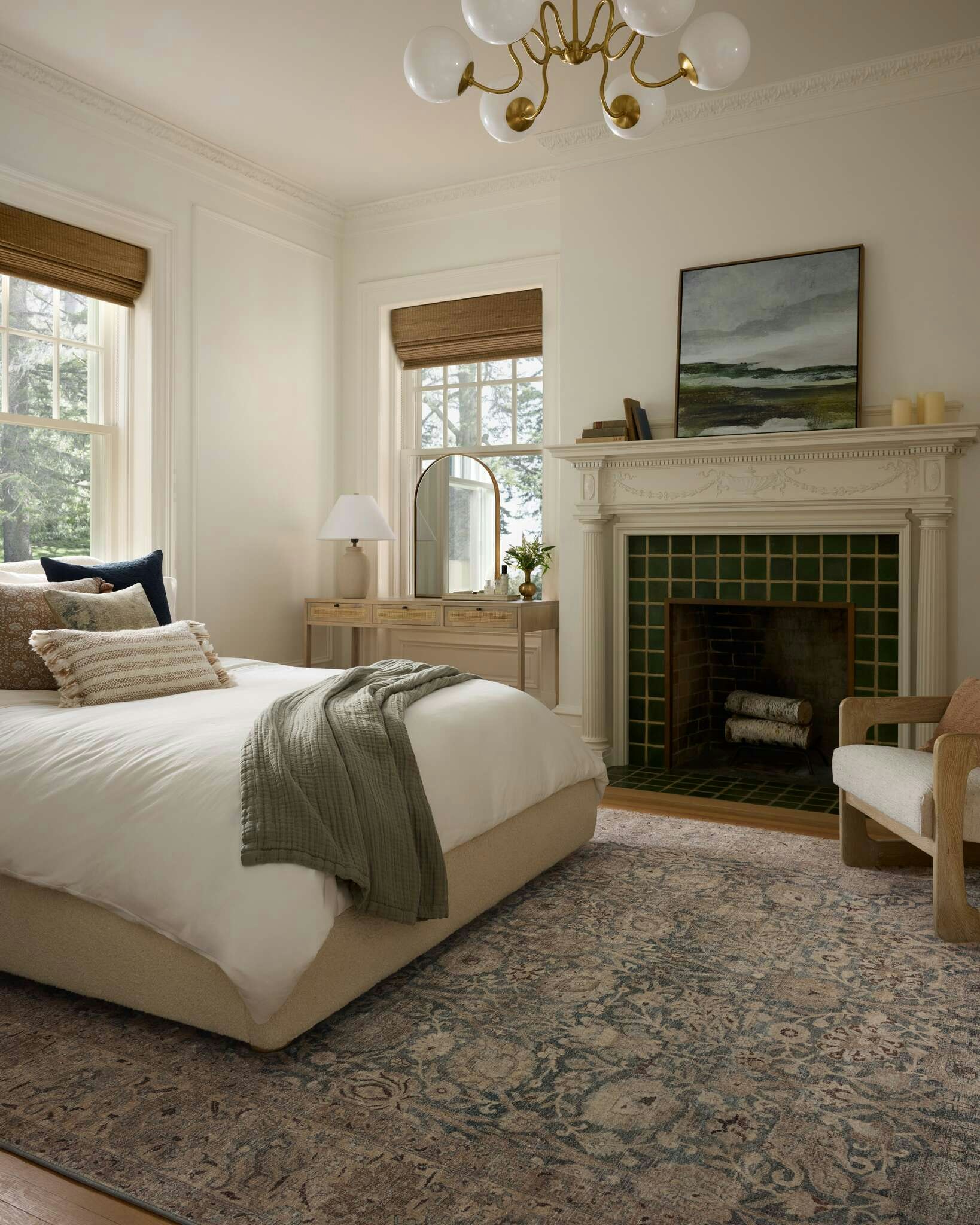 Bedroom featuring Adah Cloudpile Rug