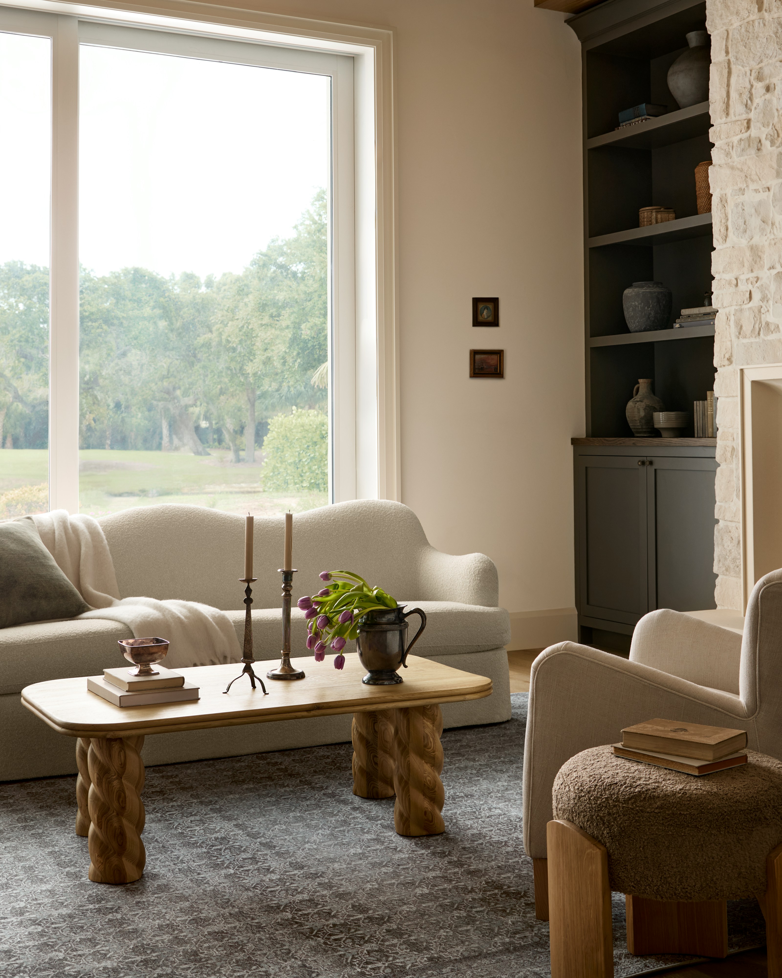 Shown in Bellaire Ivory Boucle 