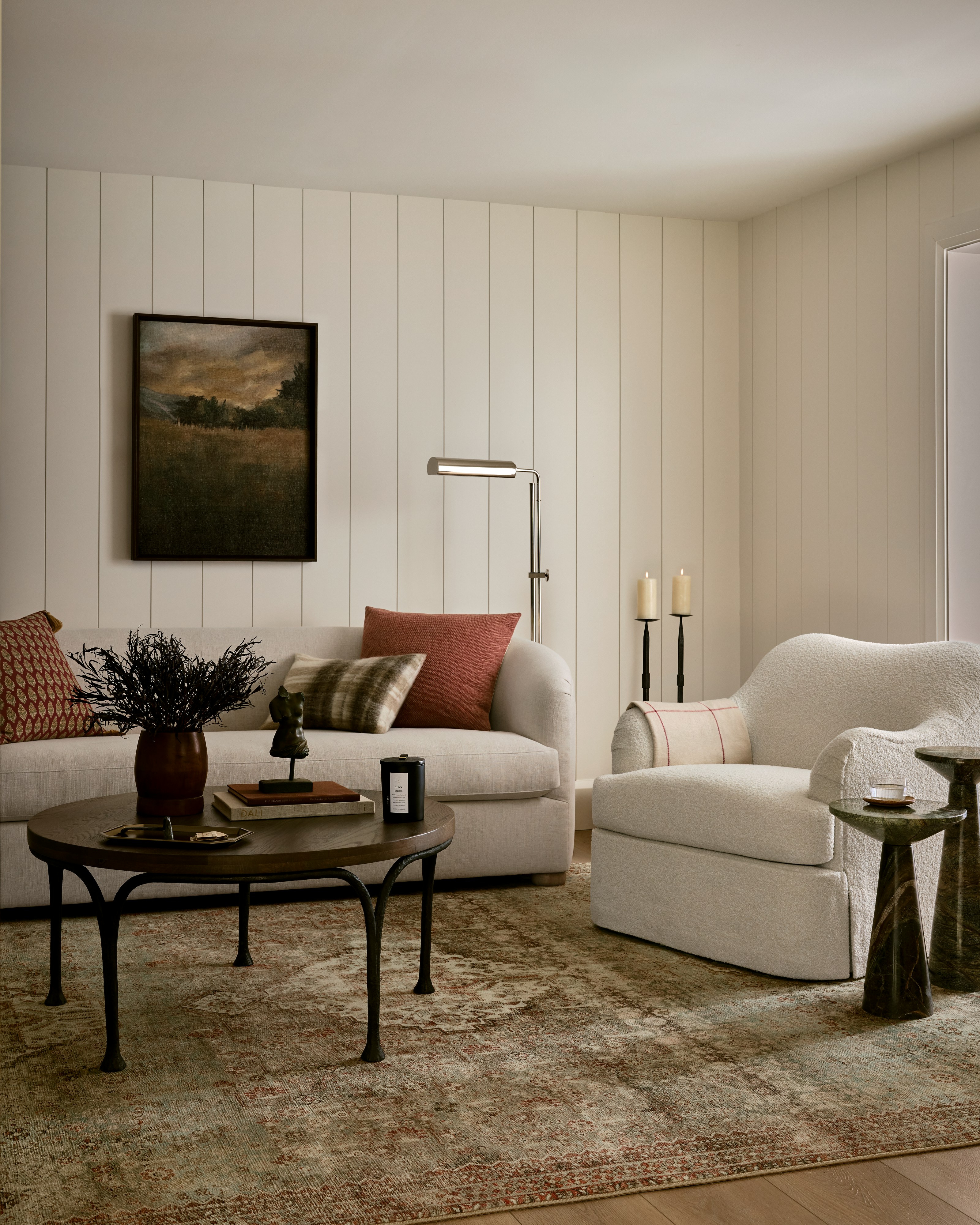 Shown in Bellaire Ivory Boucle