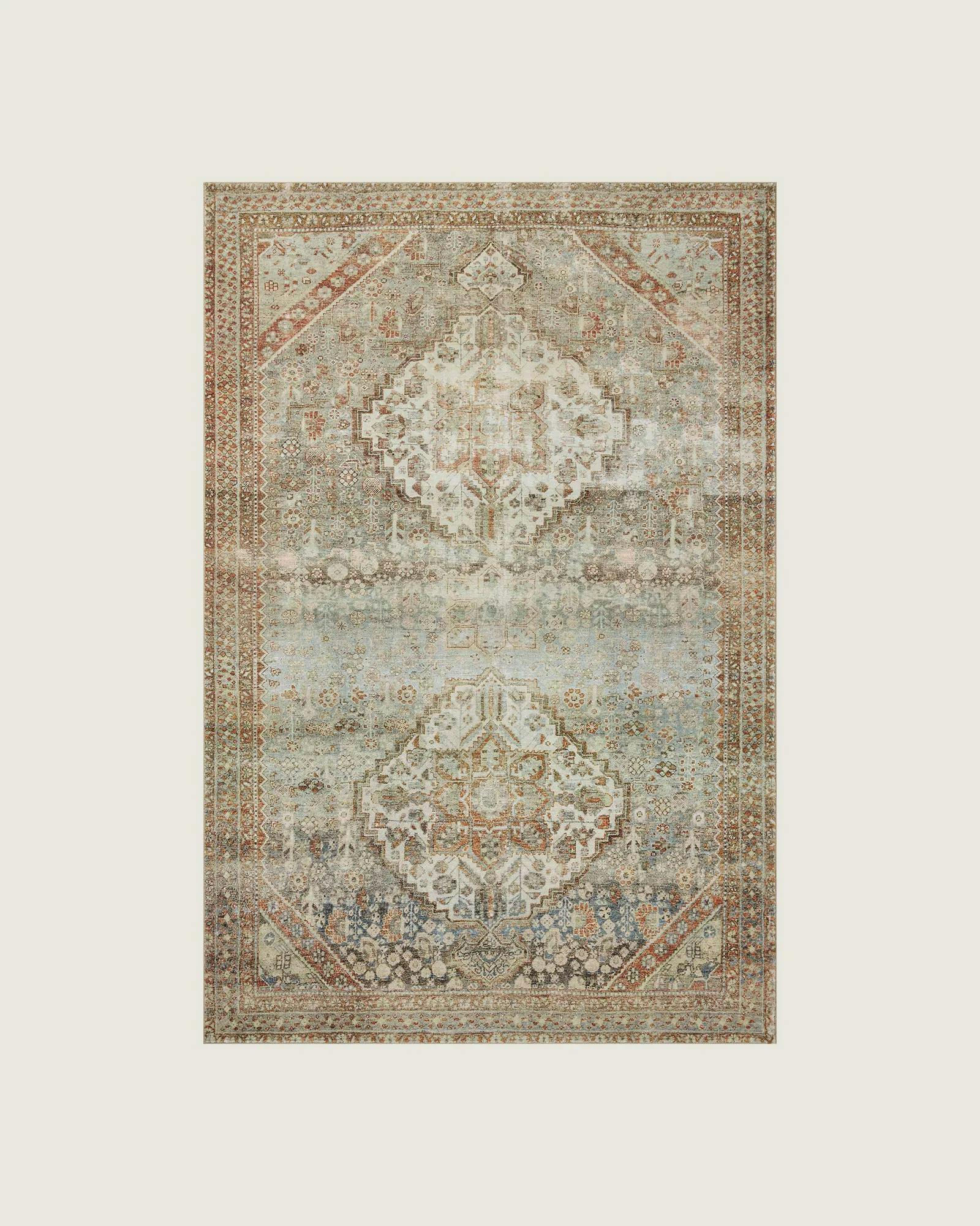 今後値上げ予定★rathore LINEN-PILE floor RUG Rakia CloudPile™ Printed Rug | Joon Loloi